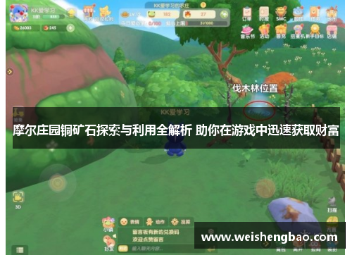 摩尔庄园铜矿石探索与利用全解析 助你在游戏中迅速获取财富